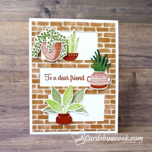 greeting card featuring plants