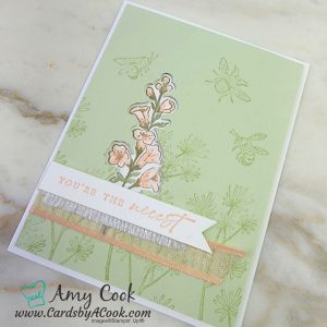 Thank you card image made with Stampin' Up! Honeybee Home bundle